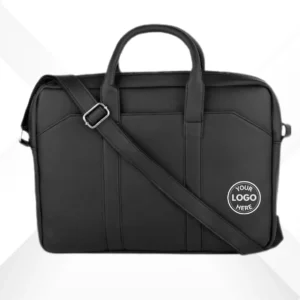 black sleek laptop bag