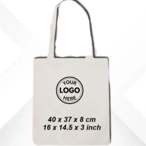 Cotton Tote Bag with Zipper - 150GSM