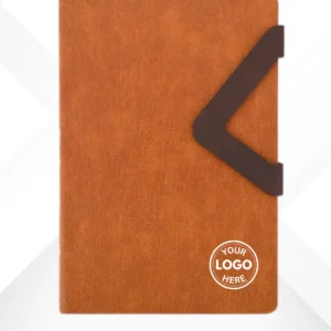 Triangle Flap Notebook Brown