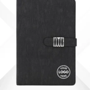 Grey Notebook with Triangle Flap