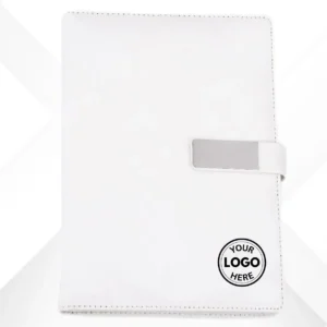 White Soft PU Notebook