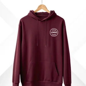 Customized Maroon Hoodie