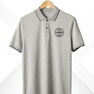 Create Your Customized Grey Polo T-Shirt