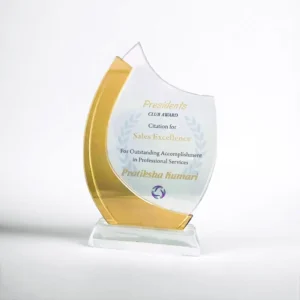 Crystal Glass Trophy WG 7328