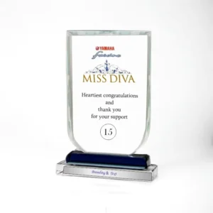 Crystal Glass Trophy WG 7392