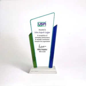 Crystal Glass Trophy WG 7394